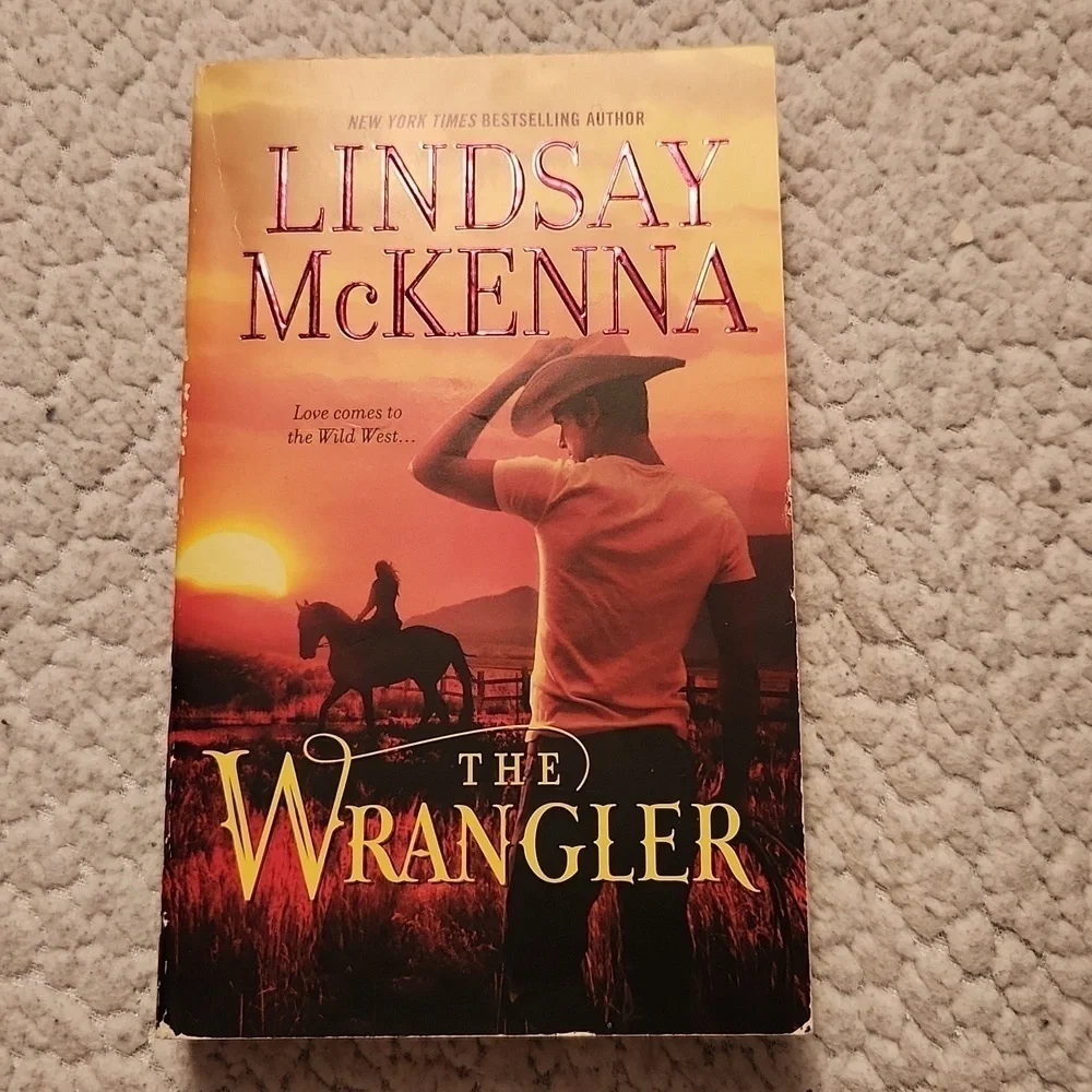 Lindsay Mckenna The Wrangler best seller Western romance soft cover novel book